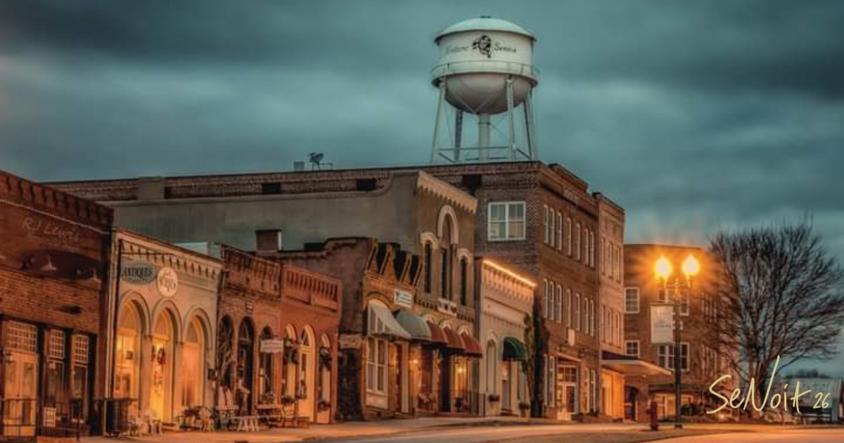 Senoia, Georgia historic downtown